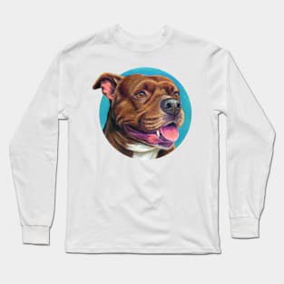 Staffordshire Bull Terrrier Long Sleeve T-Shirt